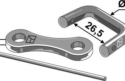 Shackle type connector Ø10