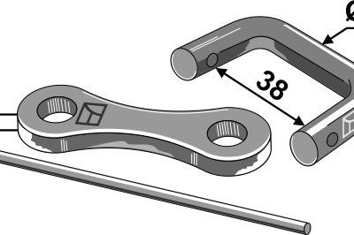 Shackle type connector Ø10