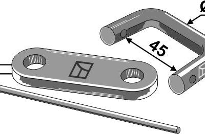 Shackle type connector Ø13