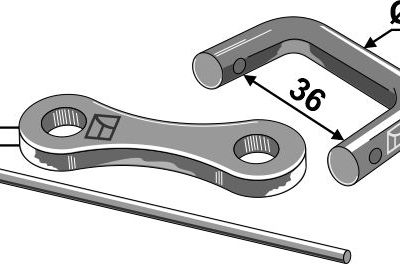 Shackle type connector Ø13