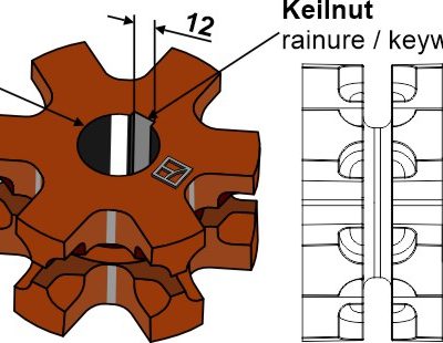 Chain sprocket  Ø140