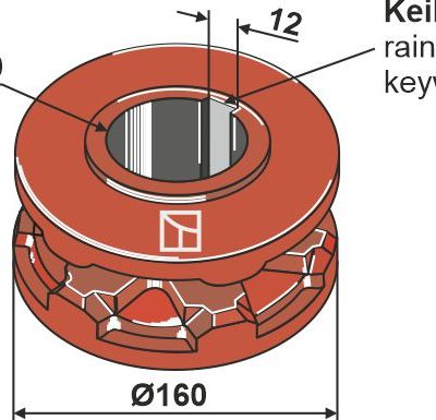 Chain sprocket Ø160