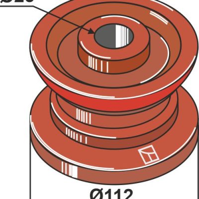 Pulley for chain Ø 112