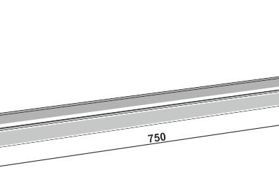 Scraper floor rail