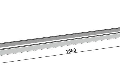 Scraper floor rail