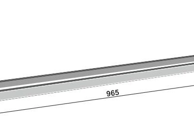Scraper floor rail
