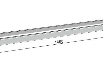 Scraper floor rail