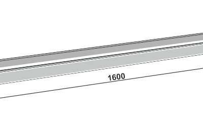 Scraper floor rail