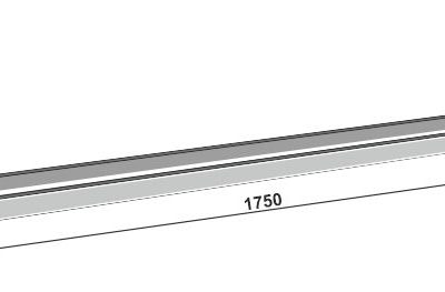 Scraper floor rail