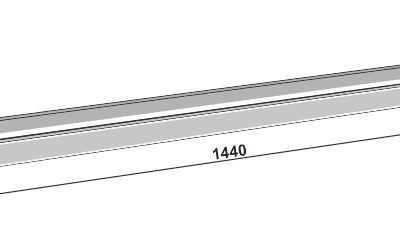 Scraper floor rail
