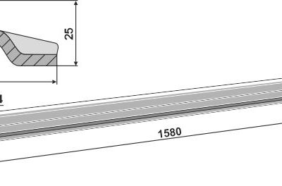 Scraper floor rail