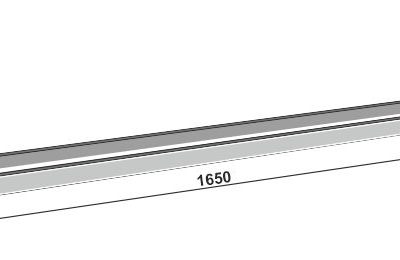 Scraper floor rail