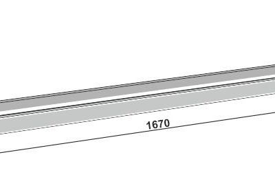 Scraper floor rail