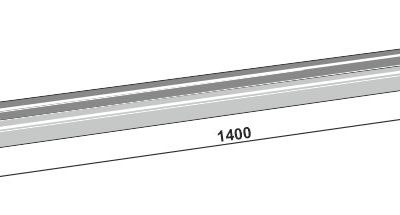 Scraper floor rail