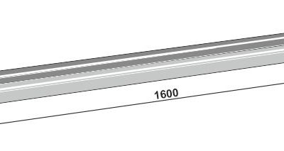 Scraper floor rail