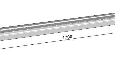 Scraper floor rail