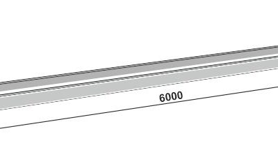 Scraper floor rail