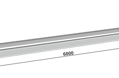 Scraper floor rail
