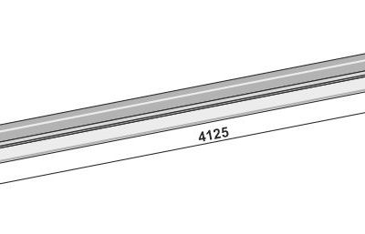 Safety rail for chain