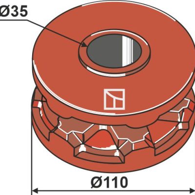 Pulley for chain Ø 110