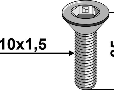 Hexagon socket screw M10x1,5x25