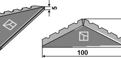 Counter-blade to weld on