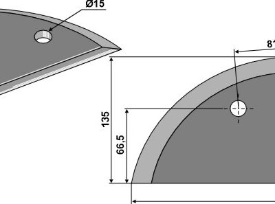 Fodder mixer knives