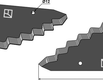 Food mixer knive - hard metal faced
