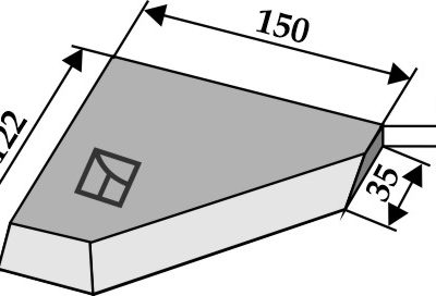 Left-side corner knife