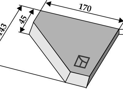 Right-side corner knife