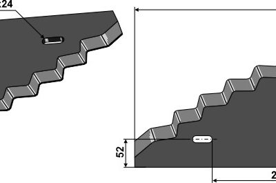Food mixer knives