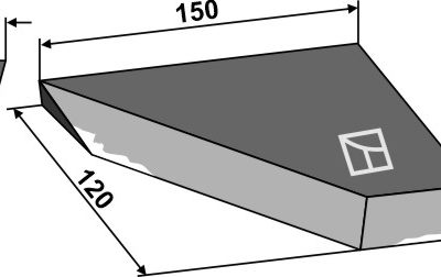 Left-side corner knife