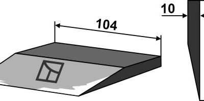 Lateral knife 104mm