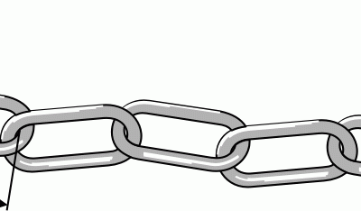Safety-chain, galvanized