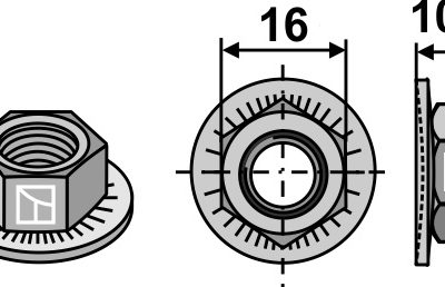 Hexagon nut - M10x1,5