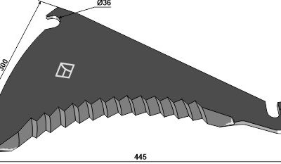 Silage knive 445mm