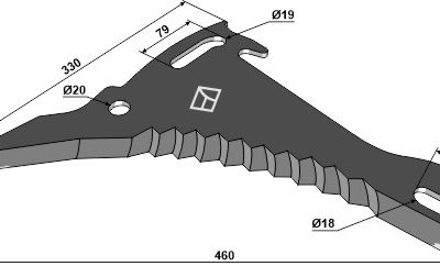 Silage knive 460mm