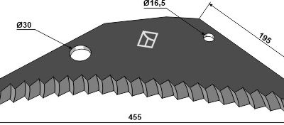 Silage knive 455mm