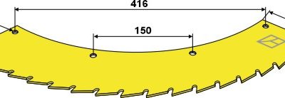 Saw blade - can be used on right and left