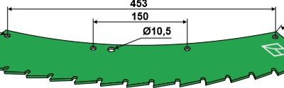 Saw blade - can be used on right and left