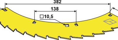 Saw blade - can be used on right and left
