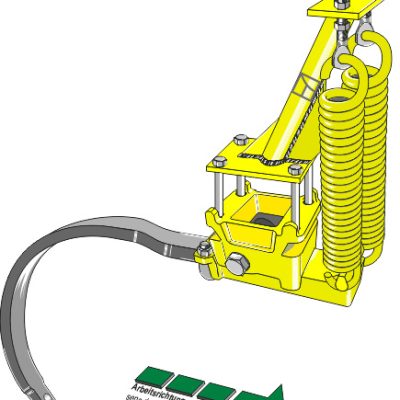 Cultivator springiness compl. with C-Tine - left model