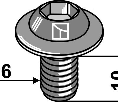 Fastening screw - 10.9