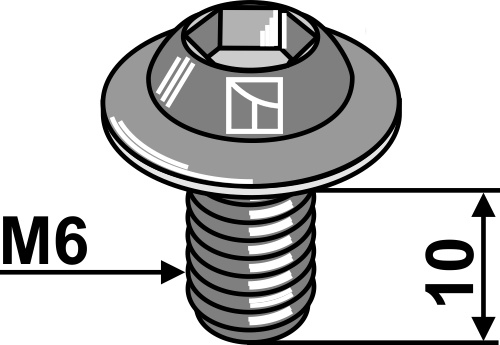 Fastening screw - 10.9
