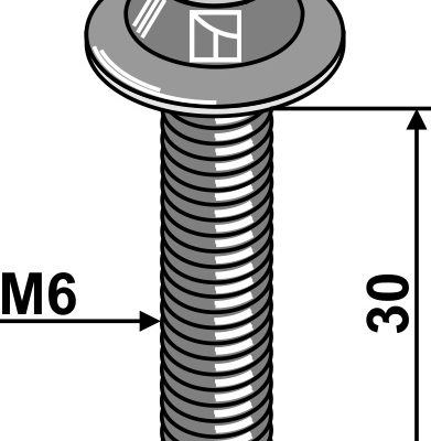 Fastening screw - 10.9