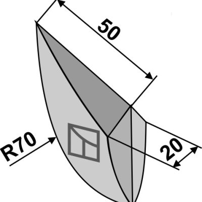 Wedge for seed shares