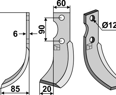 Blade 272x60mm, left