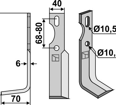 All-purpose Blade, left