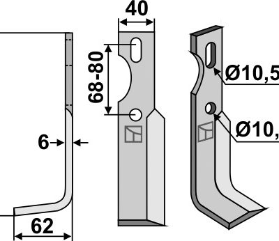 All-purpose Blade, left