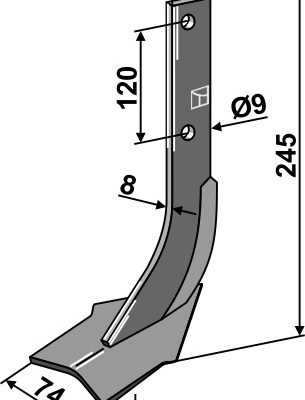 Blade 245x35mm
